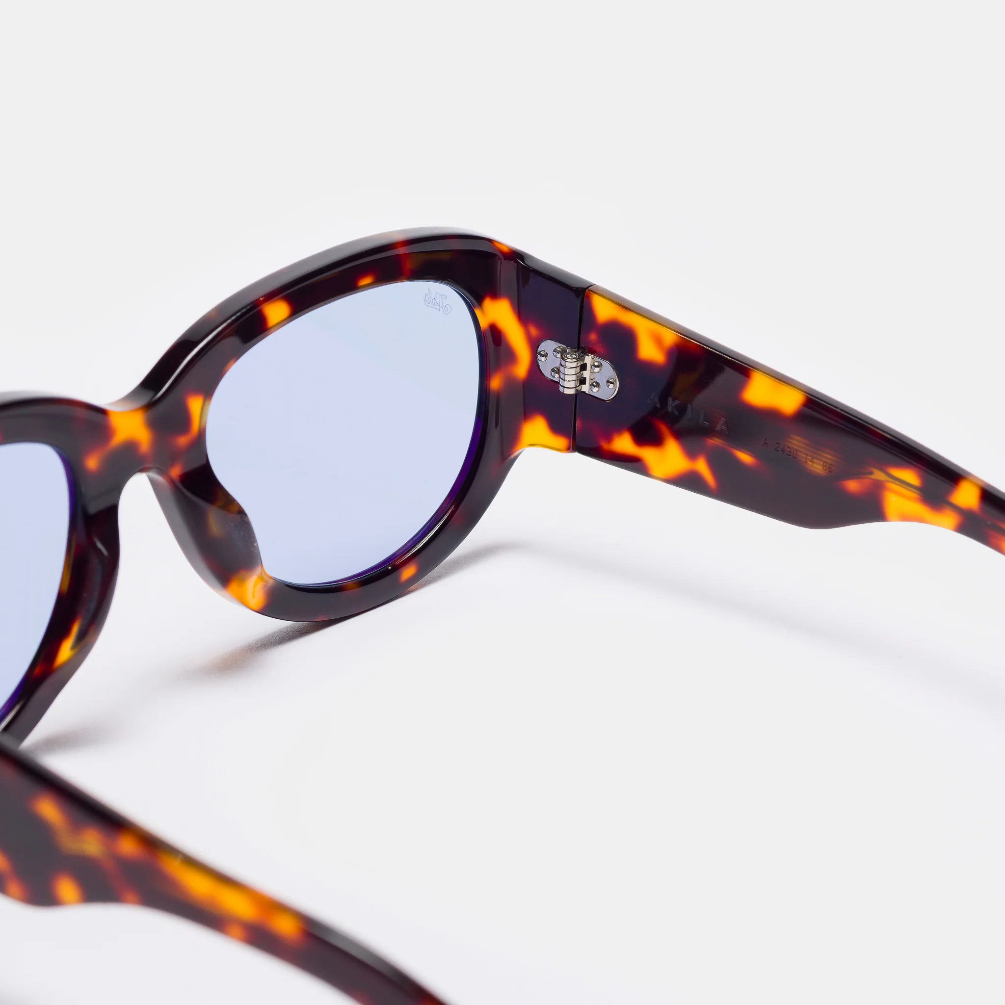 Tempo Sunglasses in Tortoise/Sky Blue - Image 4