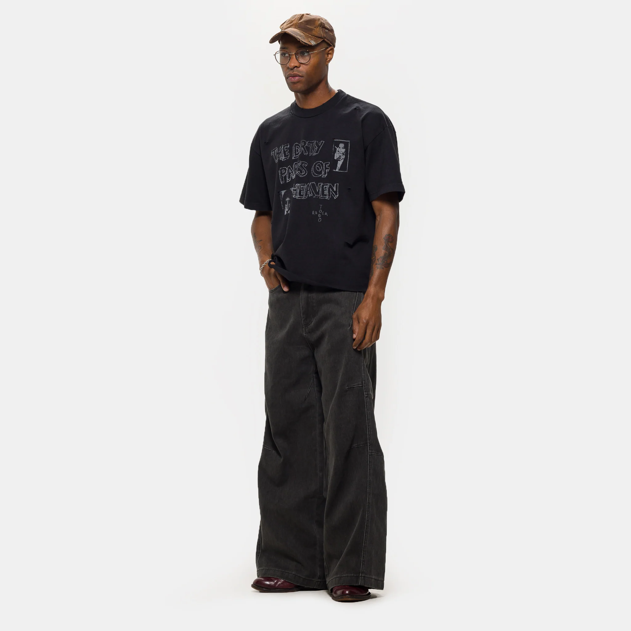 The Dirty Parts Of Heaven T-Shirt in Black - Image 2