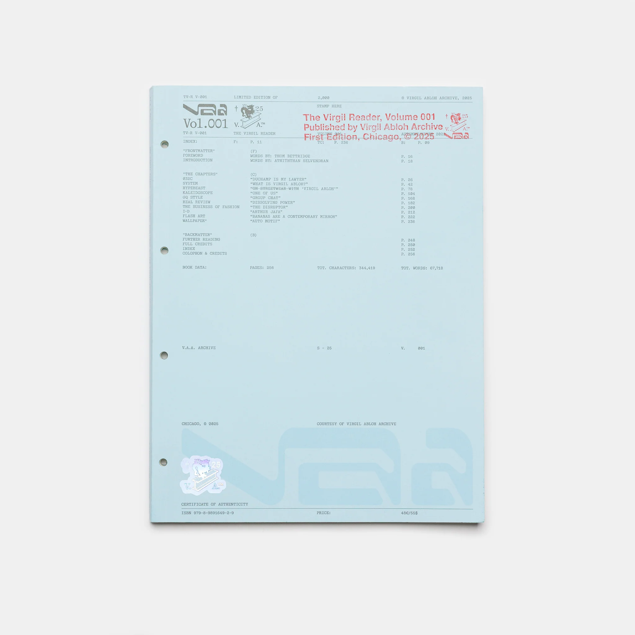The Virgil Reader, Volume 001