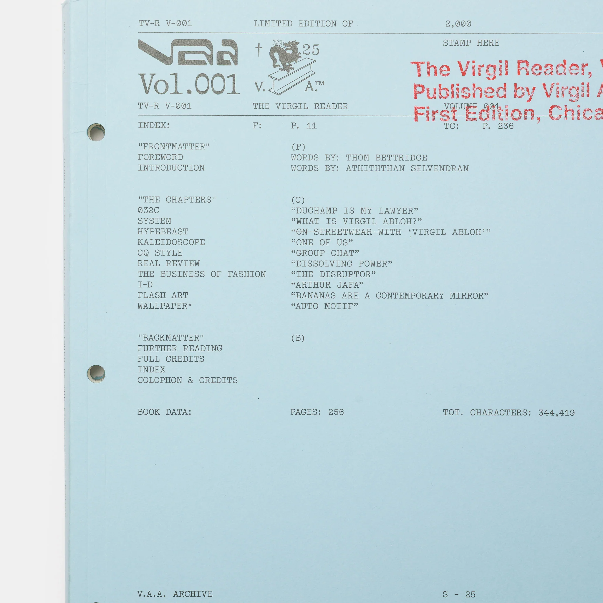The Virgil Reader, Volume 001 - Image 2