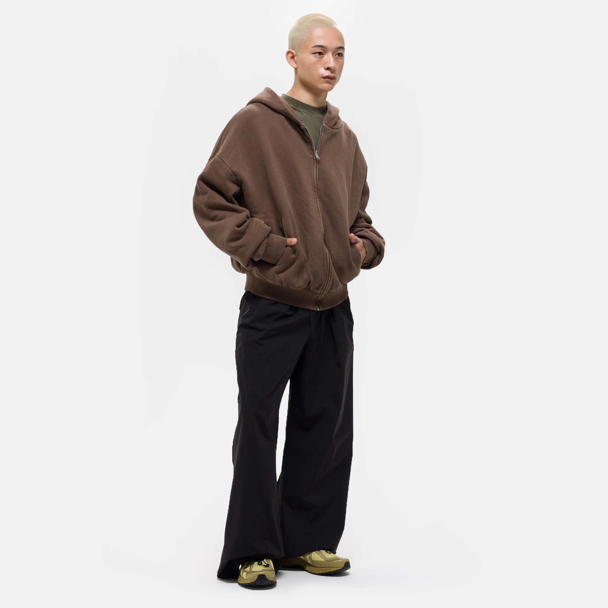 Thermal Hoodie in Brown - Image 2