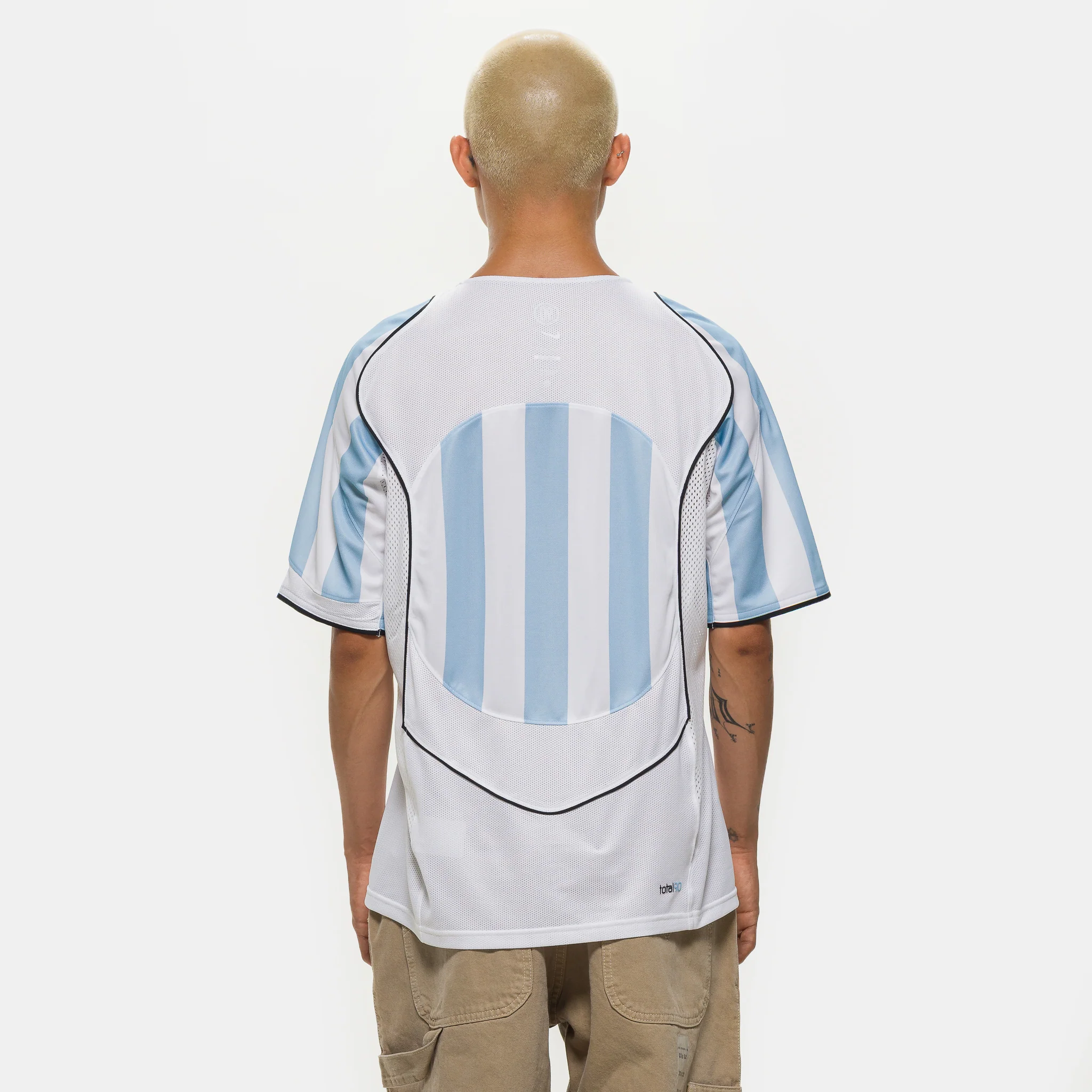 Total 90 Dri-FIT Soccer Jersey in Psychic Blue/White/Black - Image 3