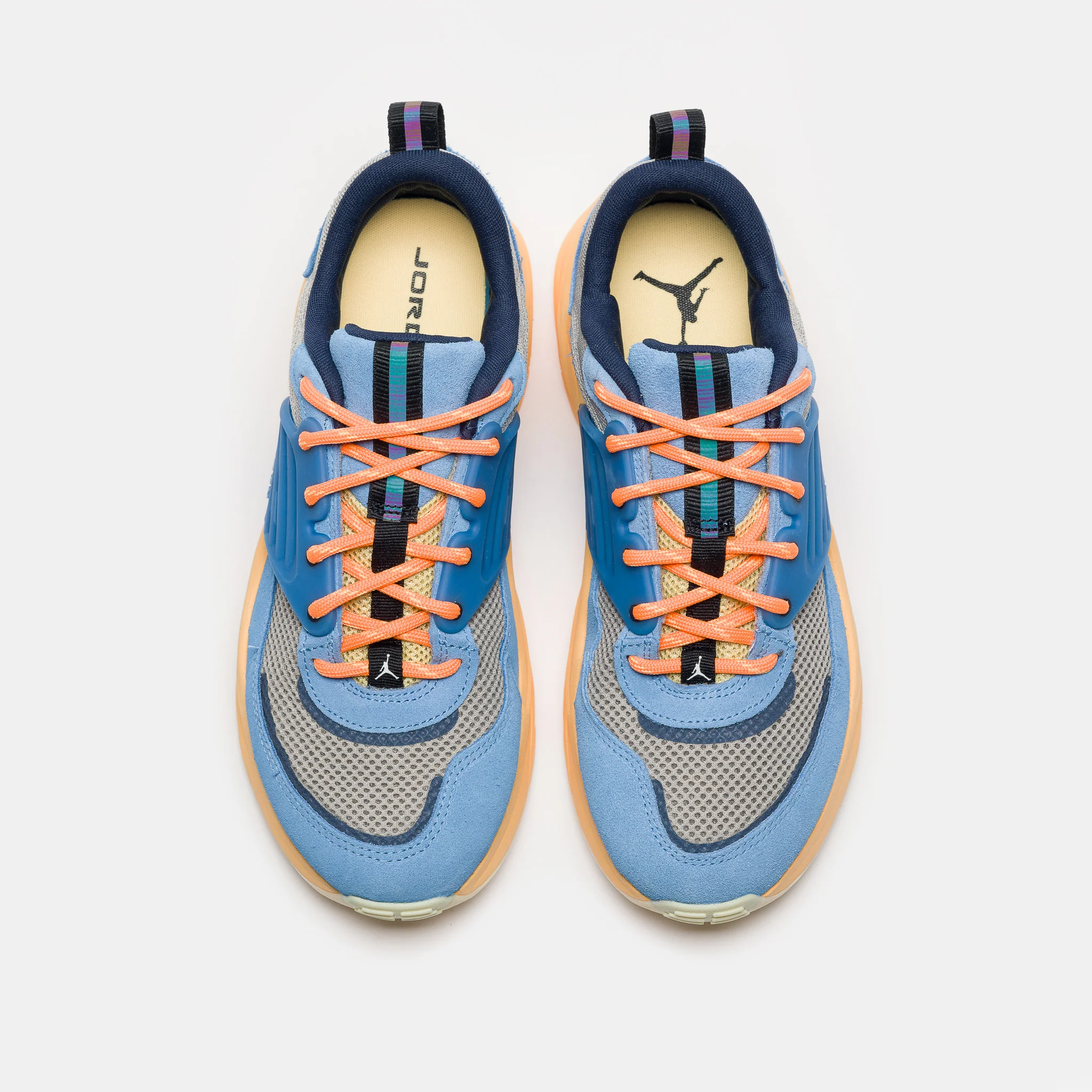 Trunner O/S SP Sneaker in Blue Beyond/Atomic Orange/Cobblestone - Image 4