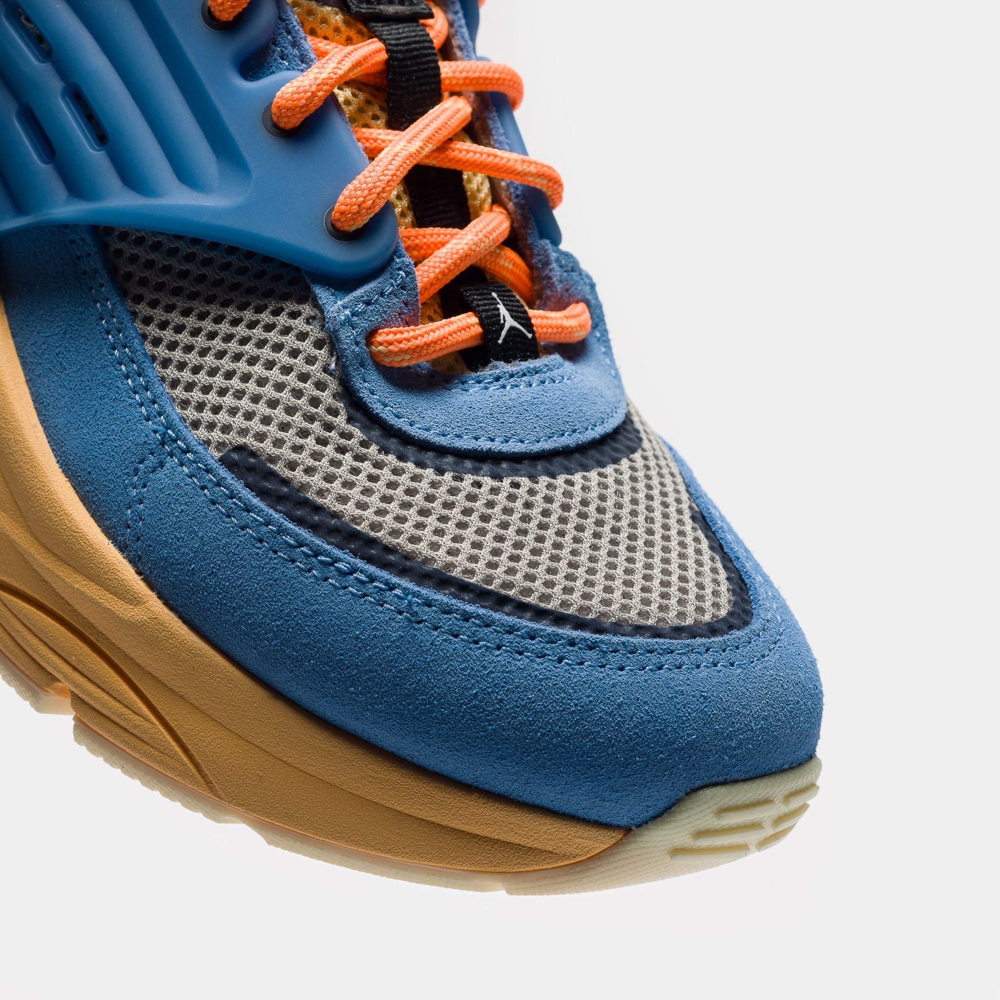 Trunner O/S SP Sneaker in Blue Beyond/Atomic Orange/Cobblestone - Image 6
