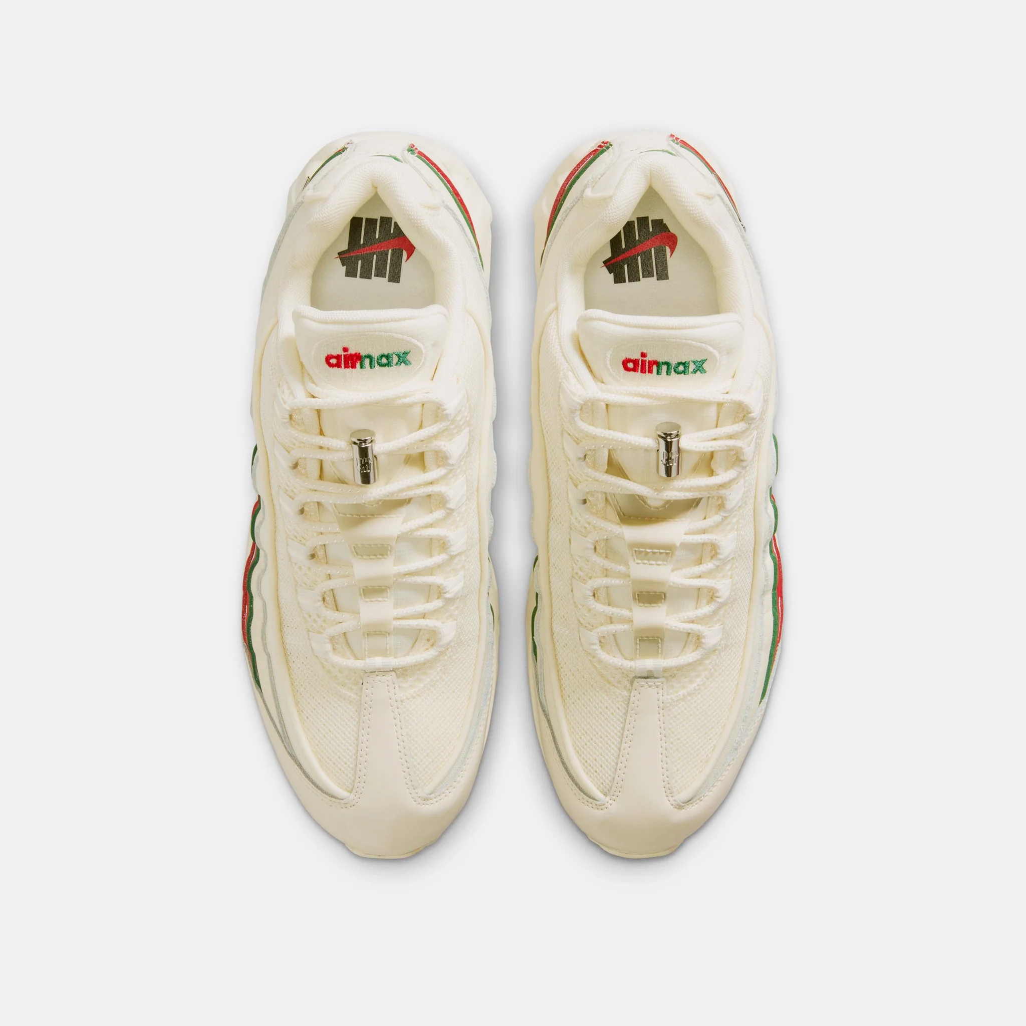 UNDEFEATED Air Max 95 Sneaker in Sail/Metallic Silver/Gorge Green - Image 5