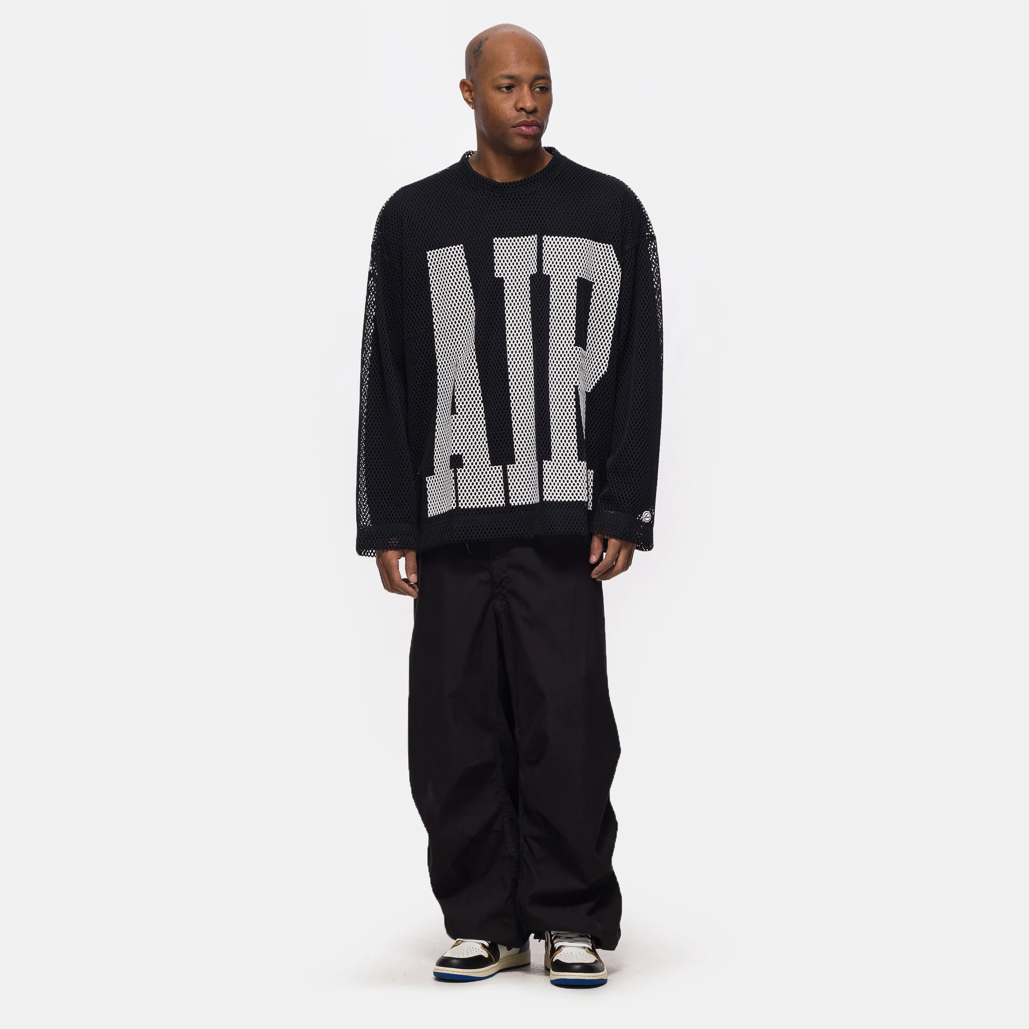 Union x Fragment Jersey in Black/Ivory - Image 2