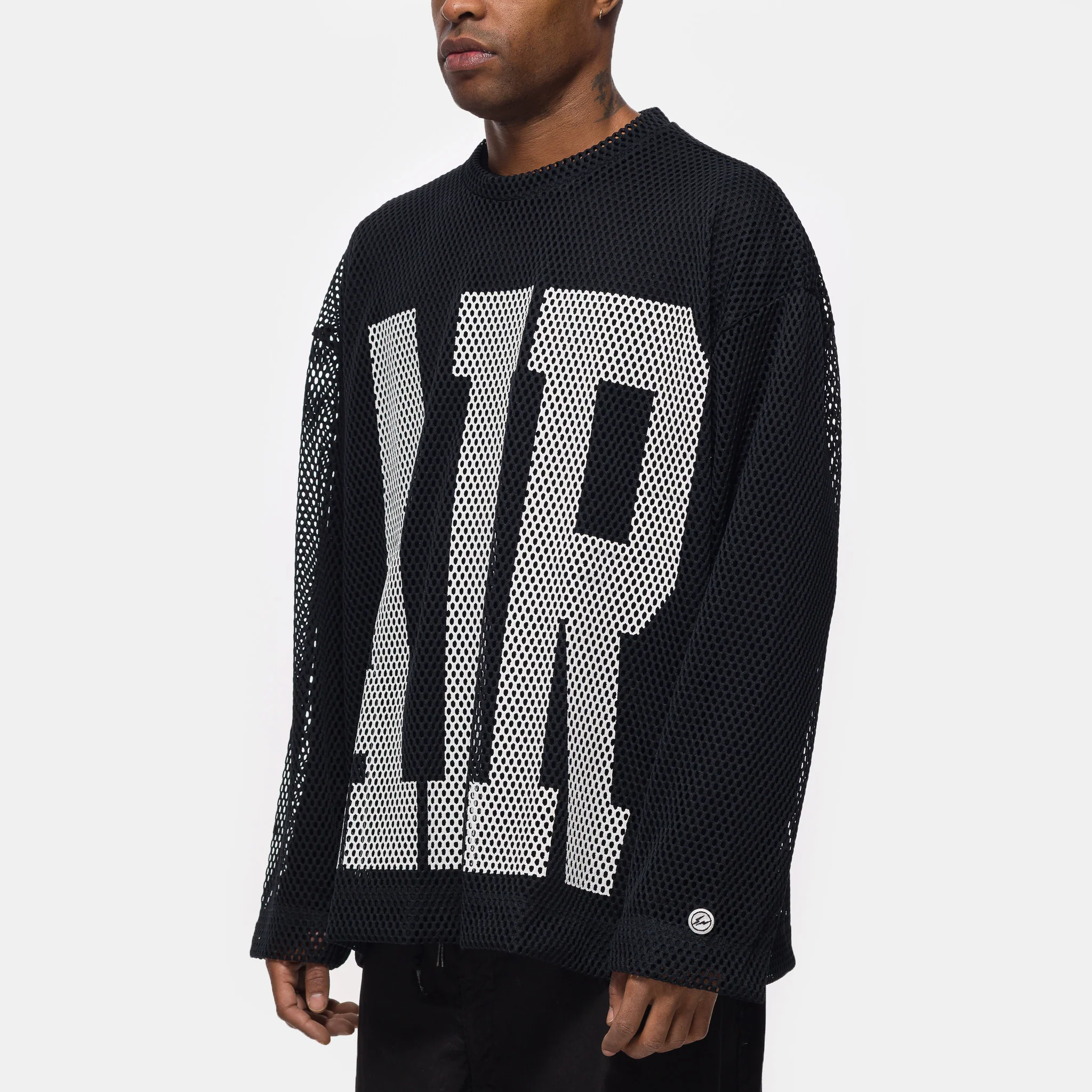 Union x Fragment Jersey in Black/Ivory - Image 4