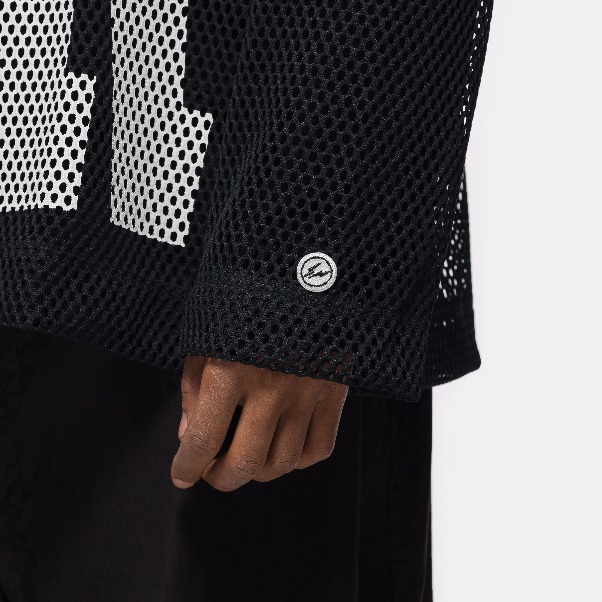 Union x Fragment Jersey in Black/Ivory - Image 5