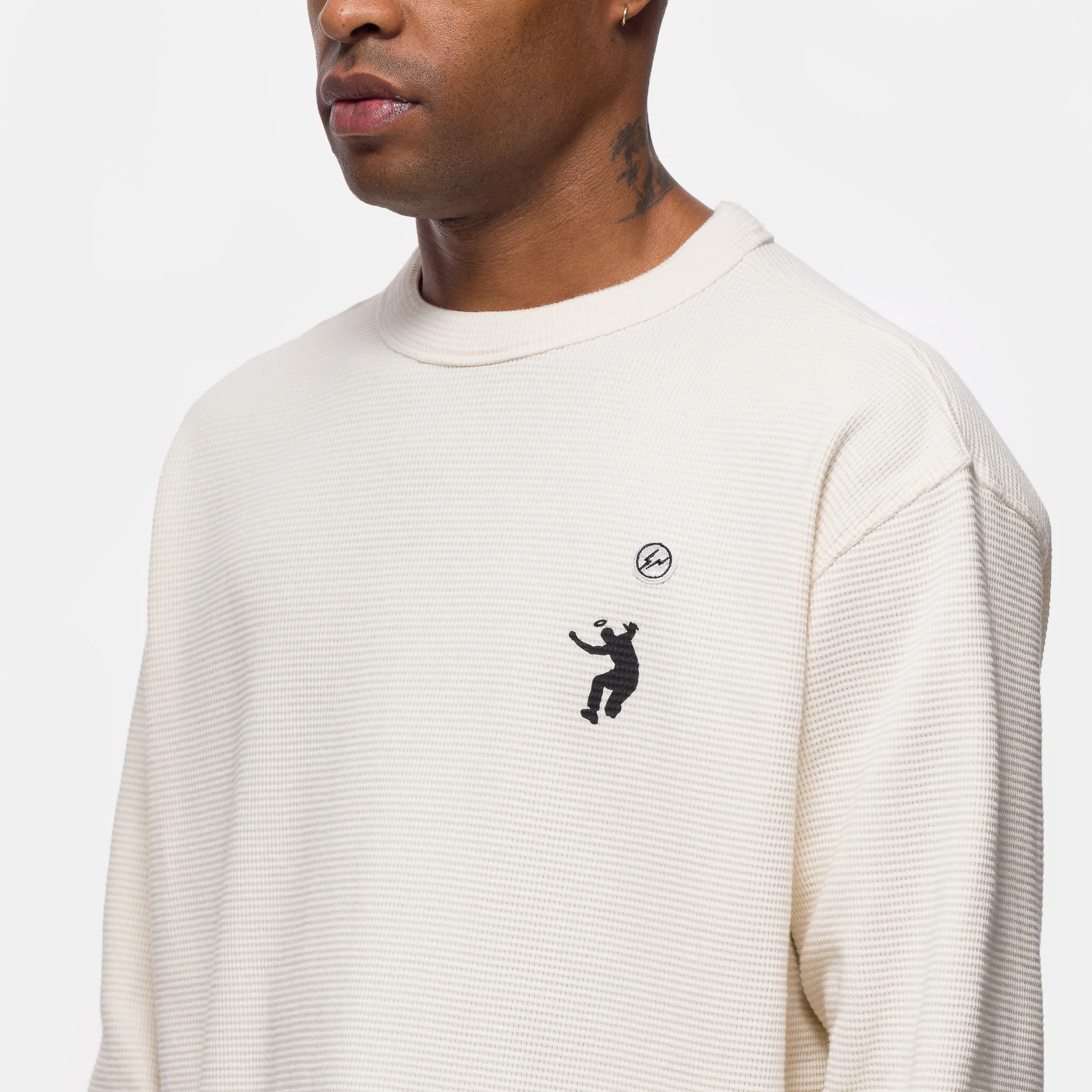 Union x Fragment Thermal in Pale Ivory/Team Orange/White/Black - Image 4