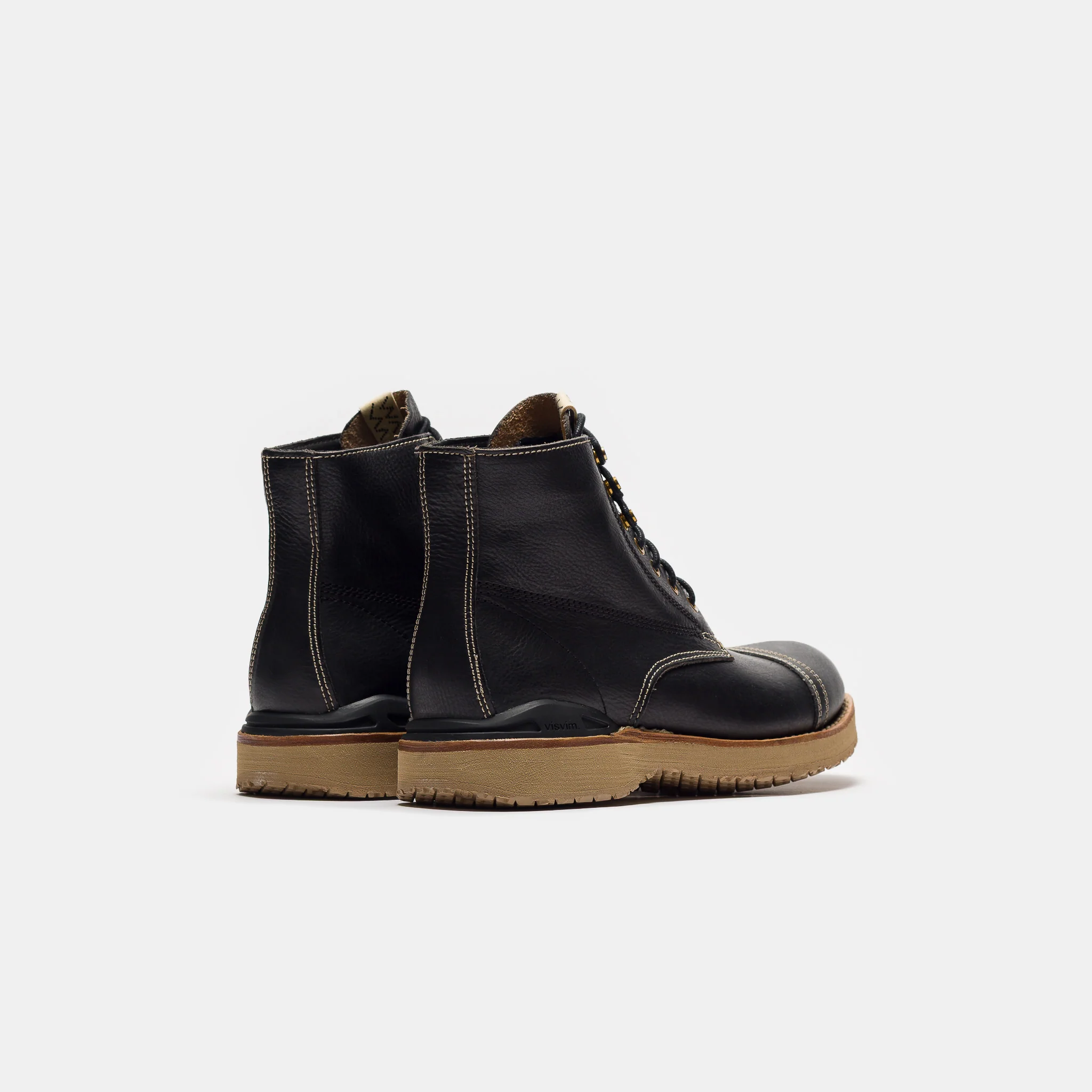 Virgil Cap-Folk Boot in Black - Image 4
