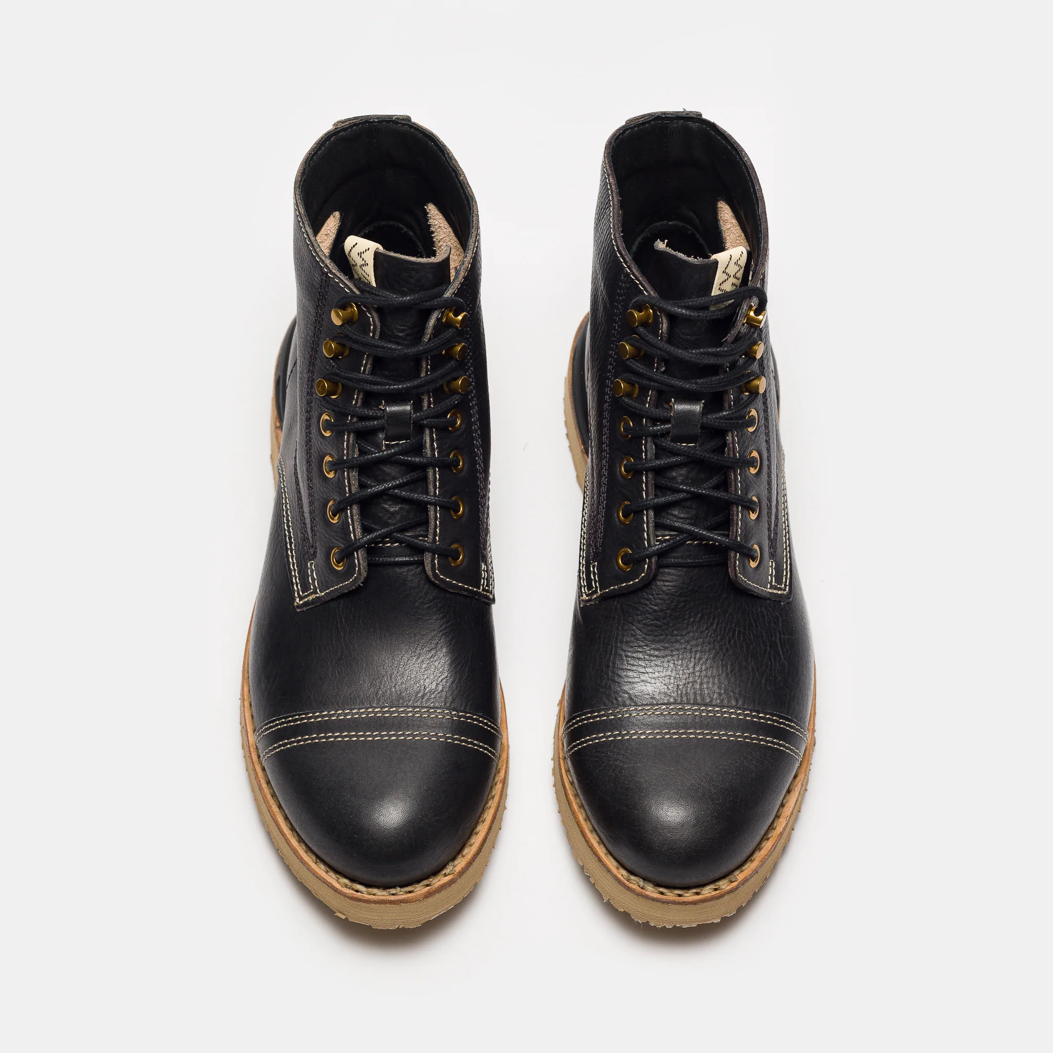 Virgil Cap-Folk Boot in Black - Image 5