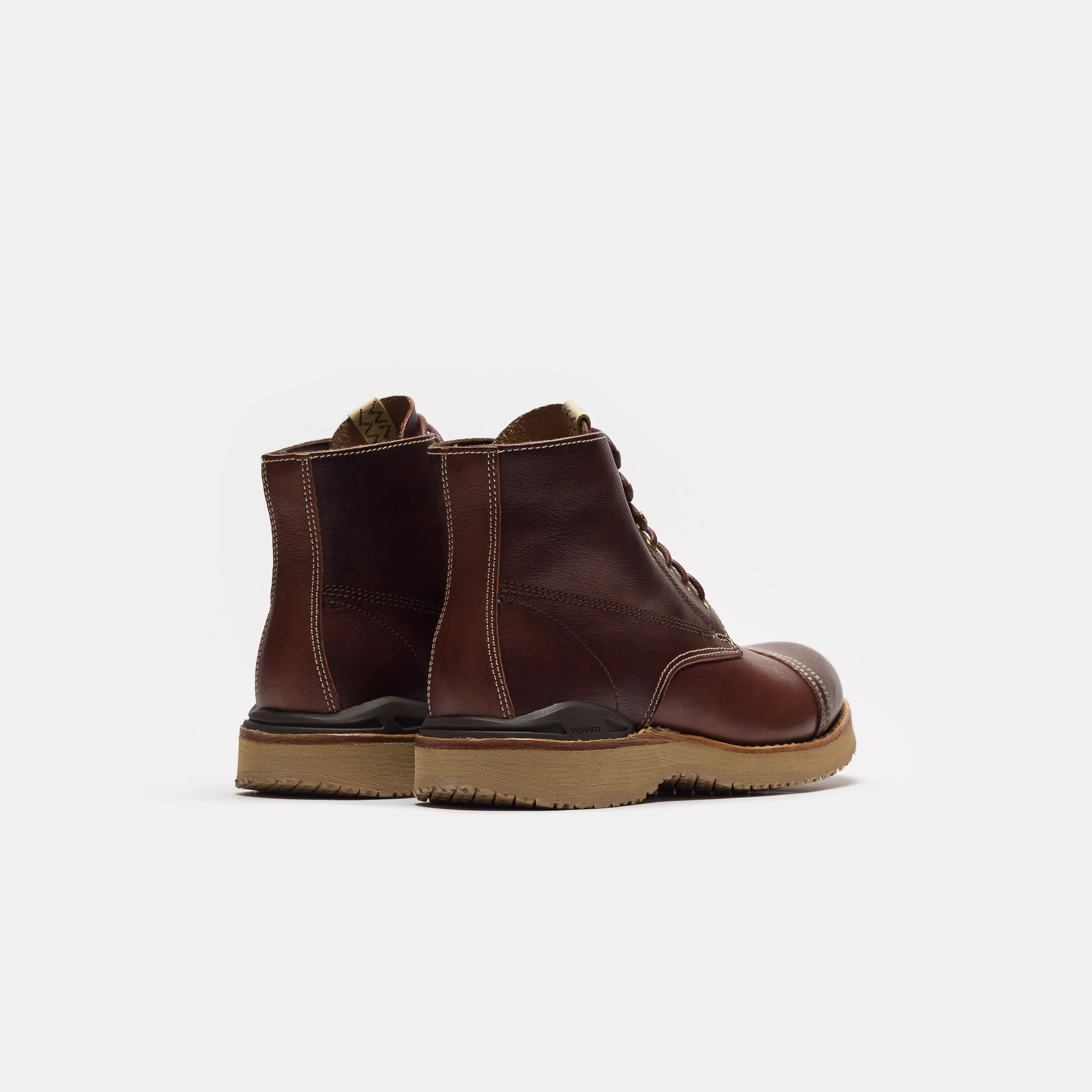 Virgil Cap-Folk Boot in Dark Brown - Image 4
