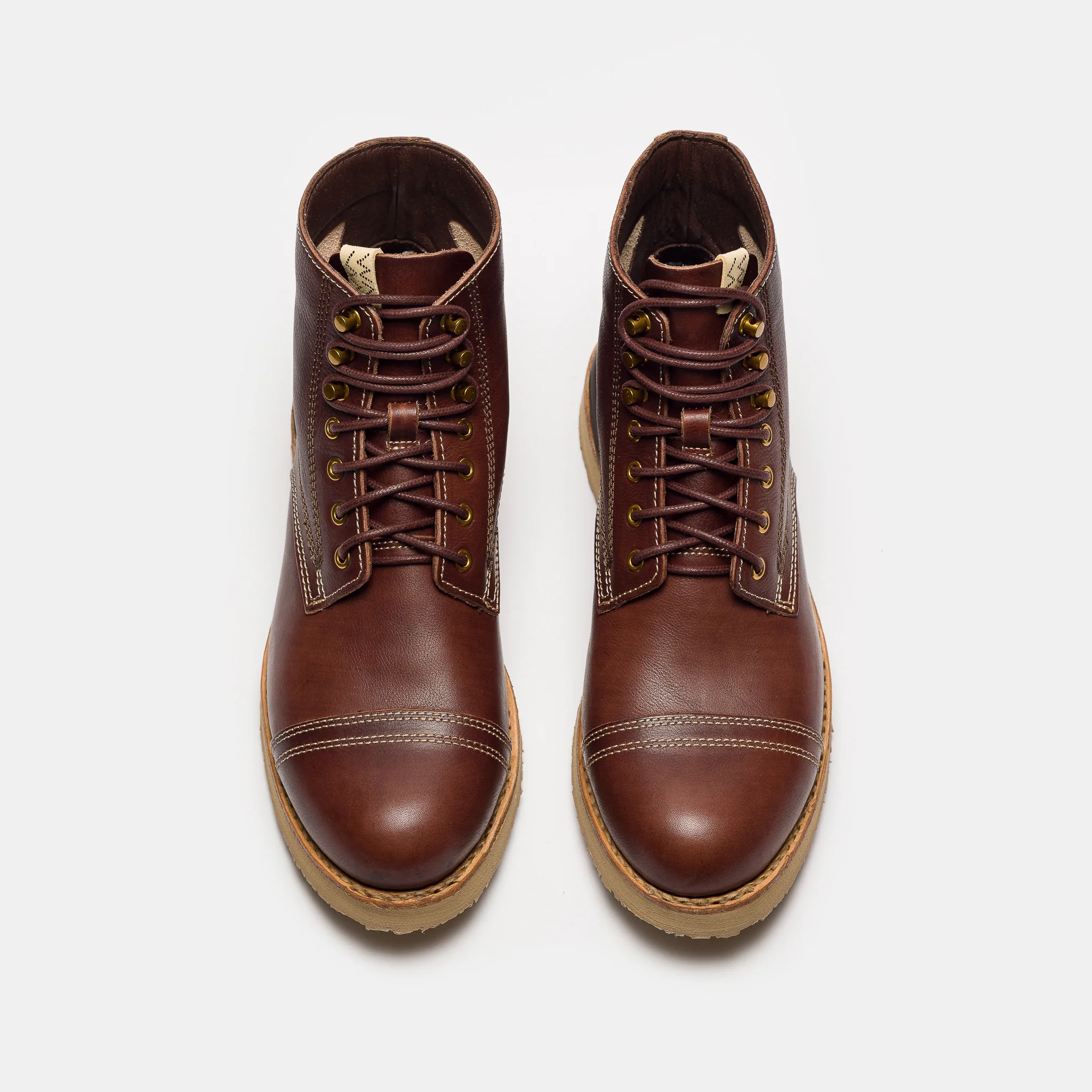 Virgil Cap-Folk Boot in Dark Brown - Image 5