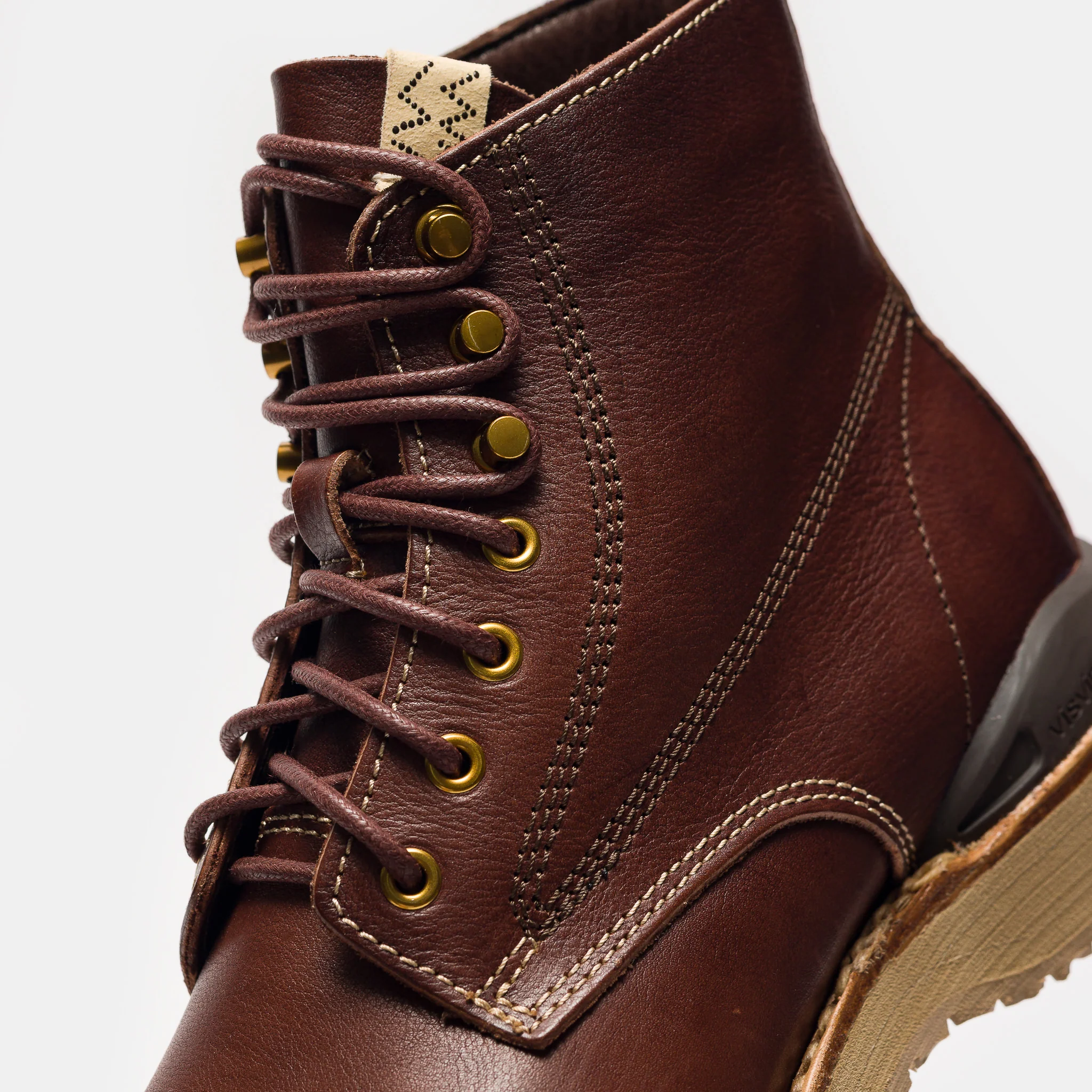 Virgil Cap-Folk Boot in Dark Brown - Image 6