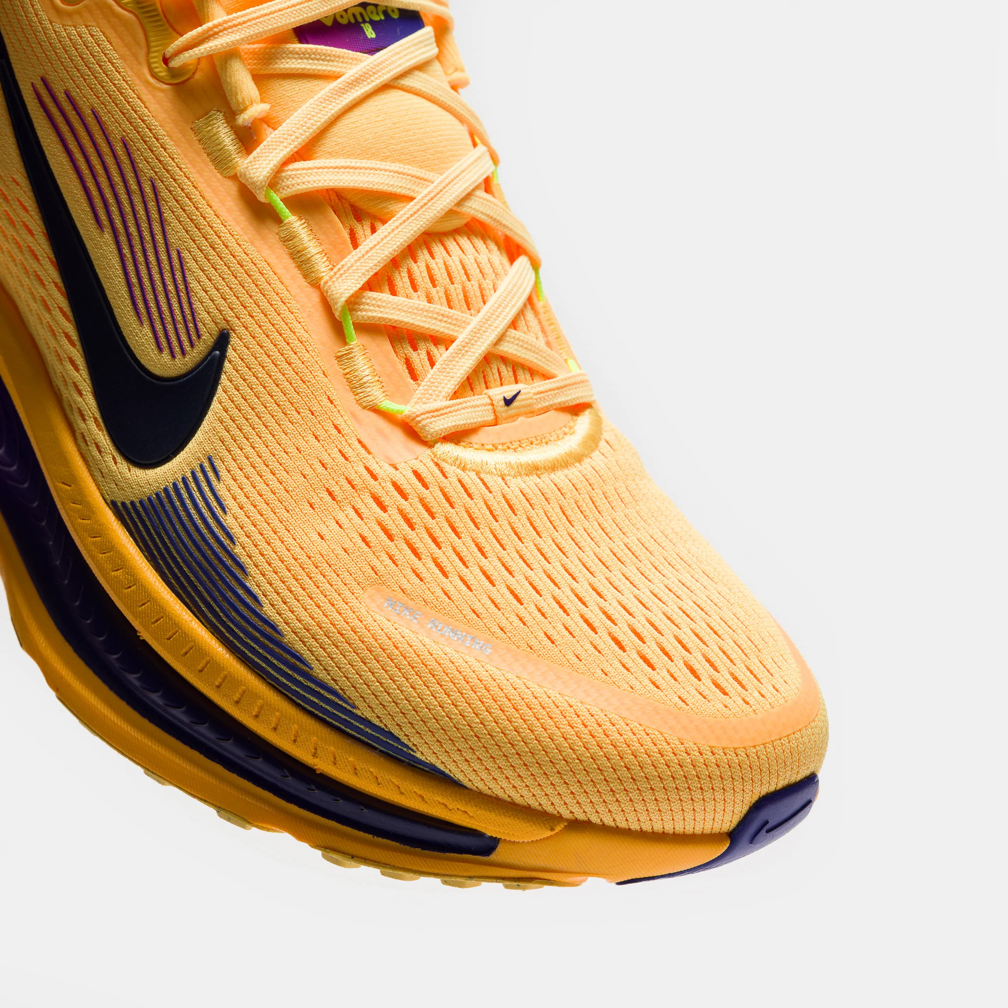Vomero 18 Sneaker in Citron Pulse/Blue Void/Laser Orange - Image 6