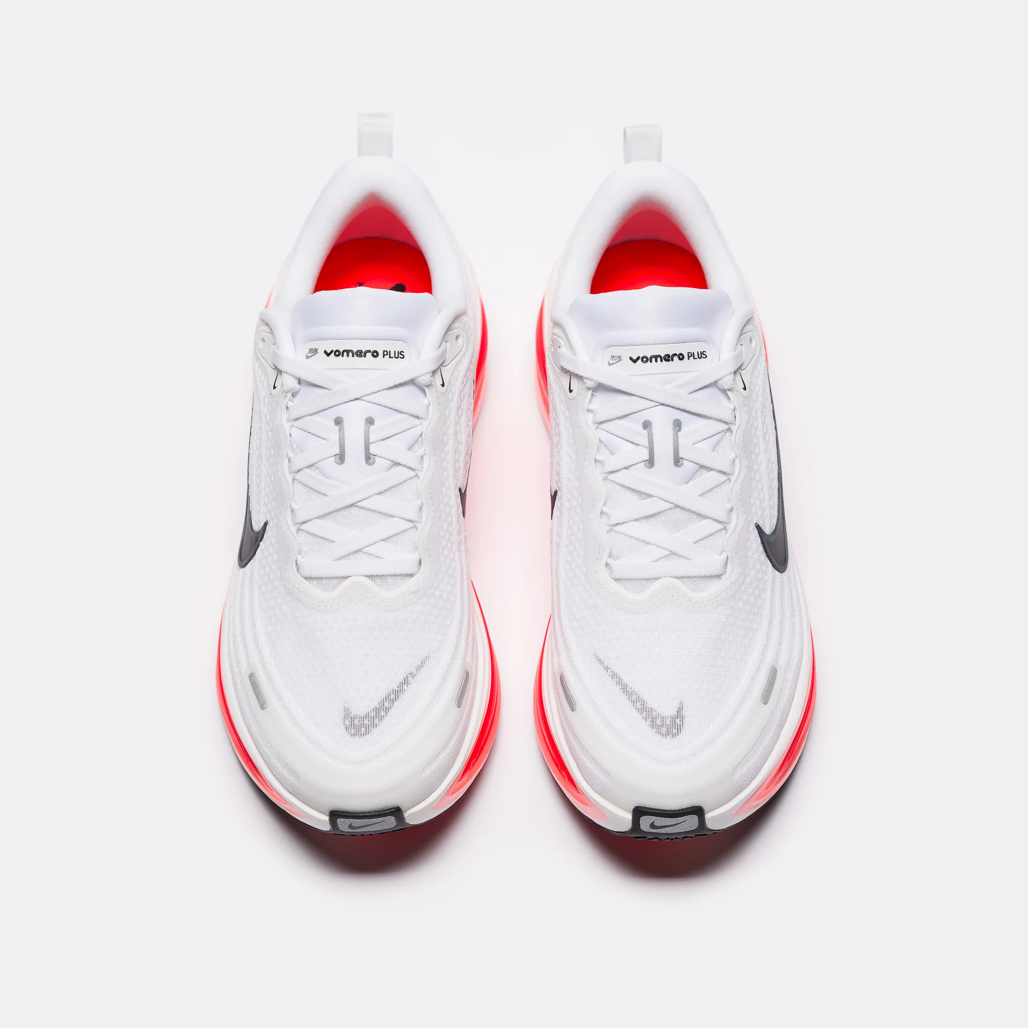Vomero Plus Sneaker in White/Black/Bright Crimson - Image 4
