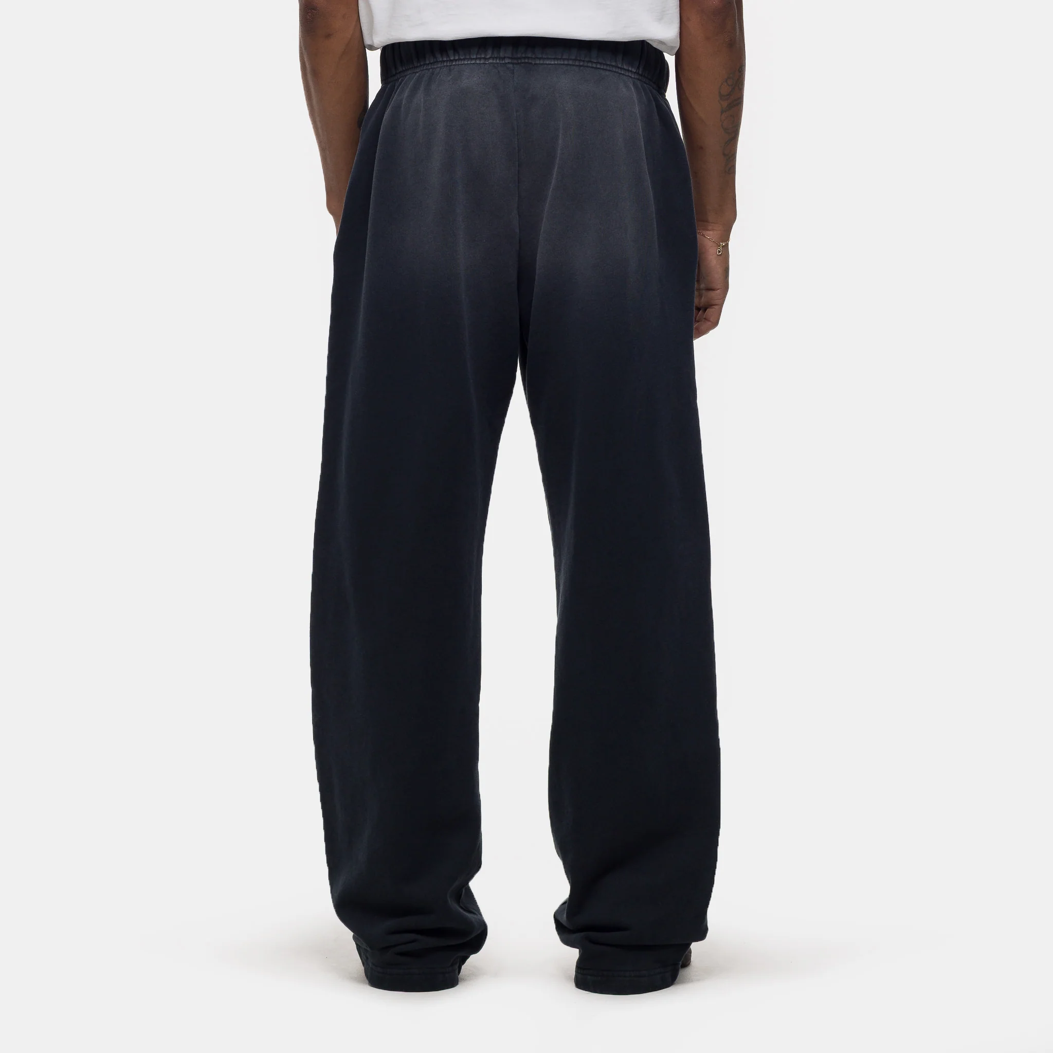 Washed Baggy Sweatpant in Black - Image 3