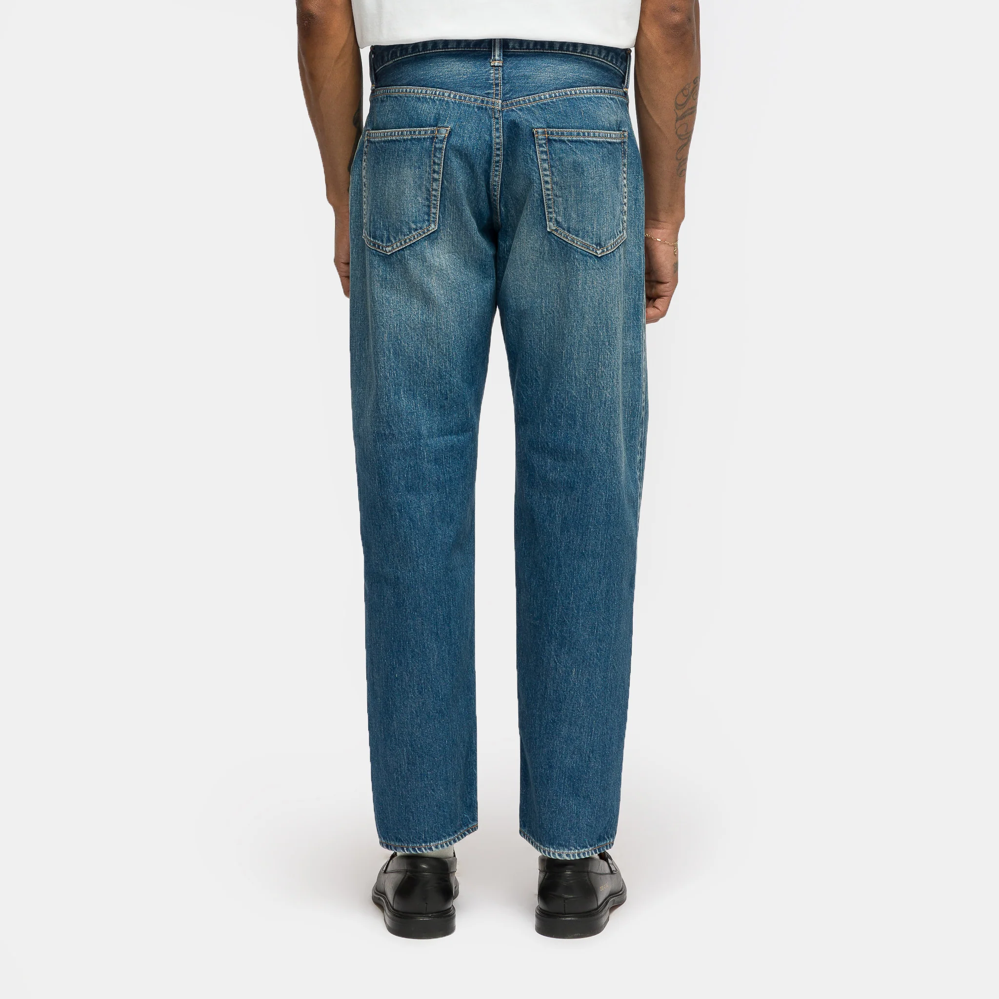 Washed Denim Pants E in Bleach - Image 3