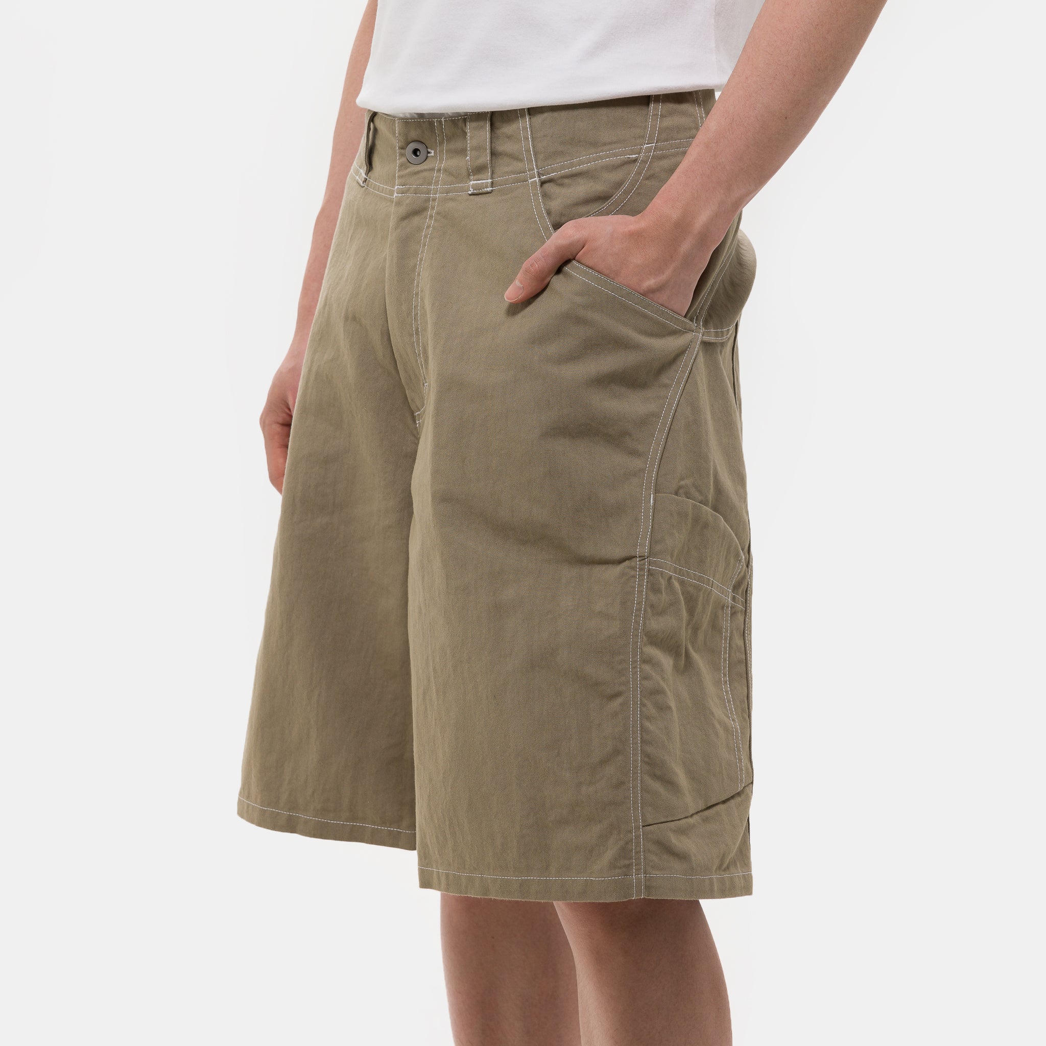 Welder Shorts in Travertine - Image 4