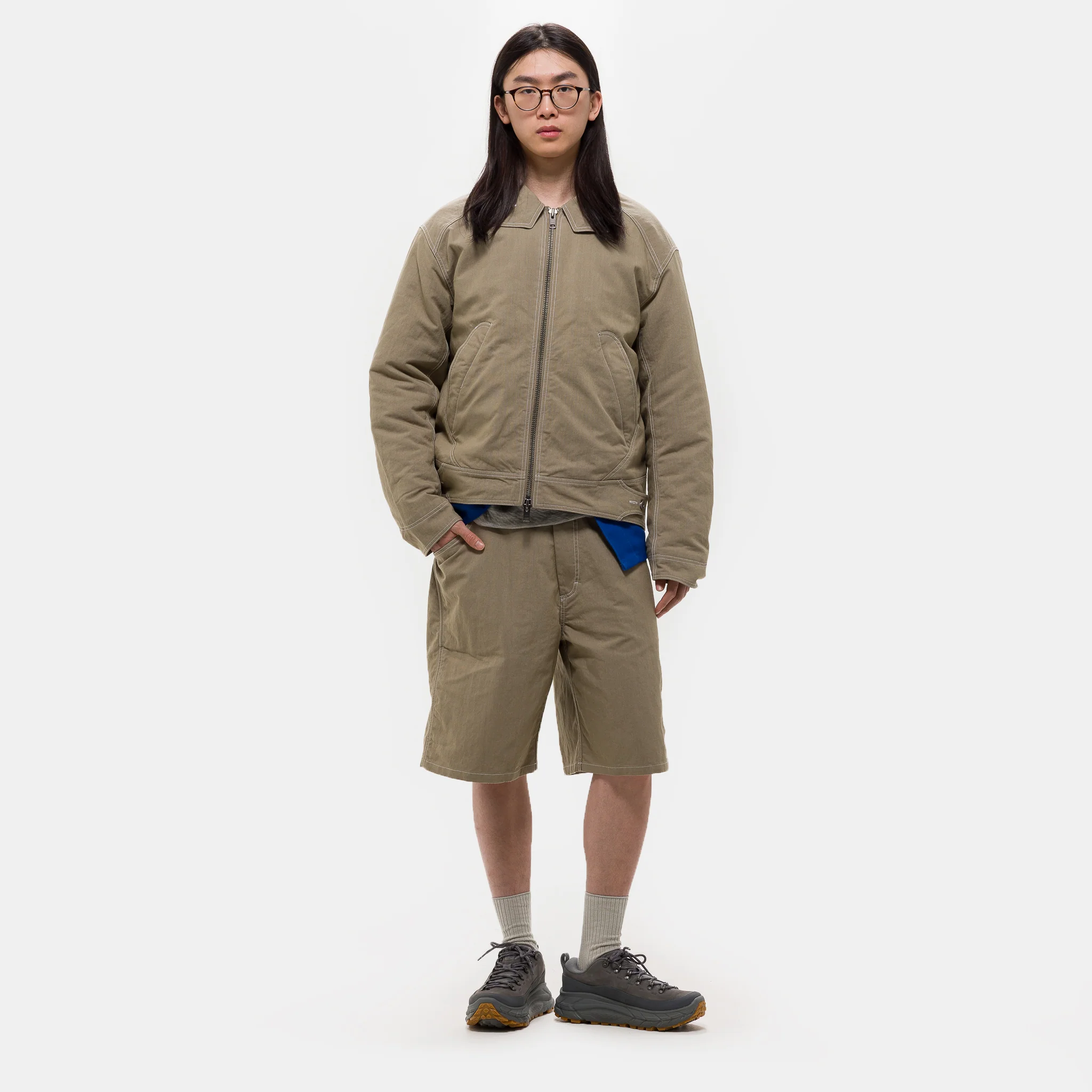 Welder Zip Insulated Jacket in Travertine - Image 2