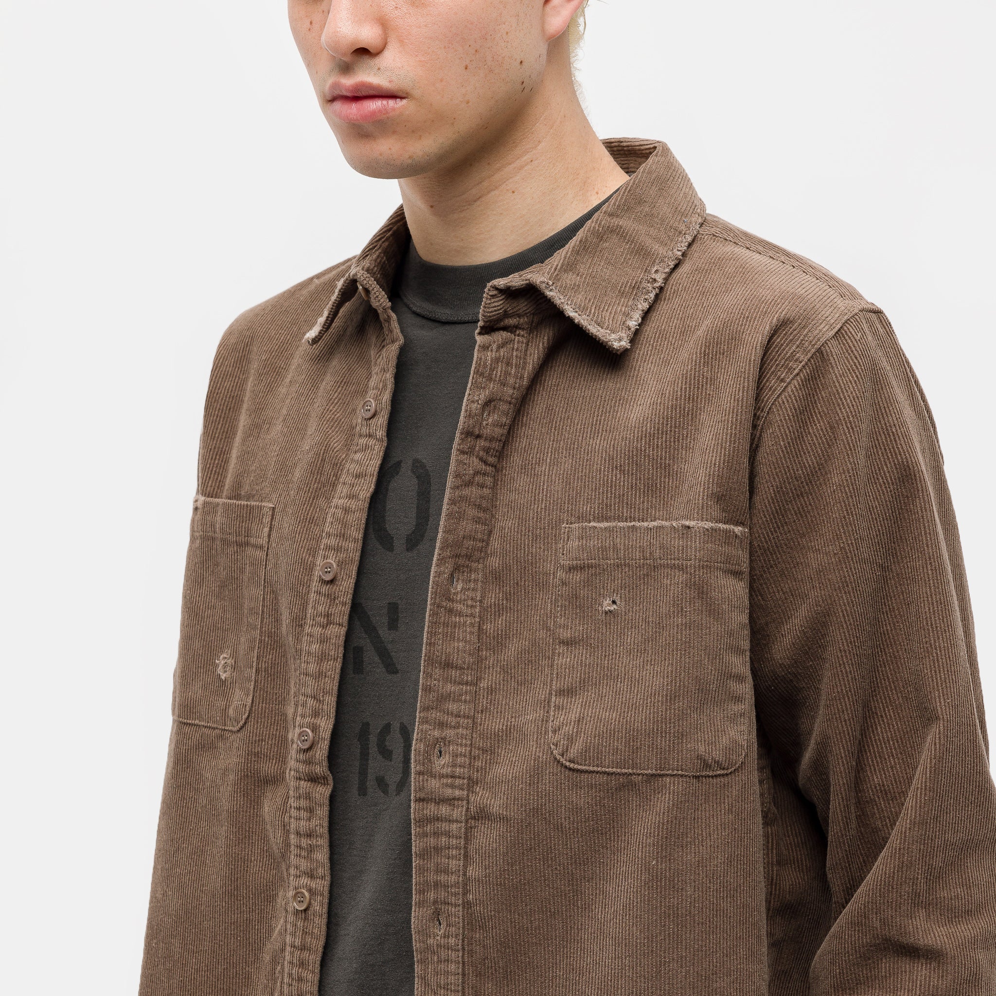 Western Button Up Shirt in Brown - Image 4