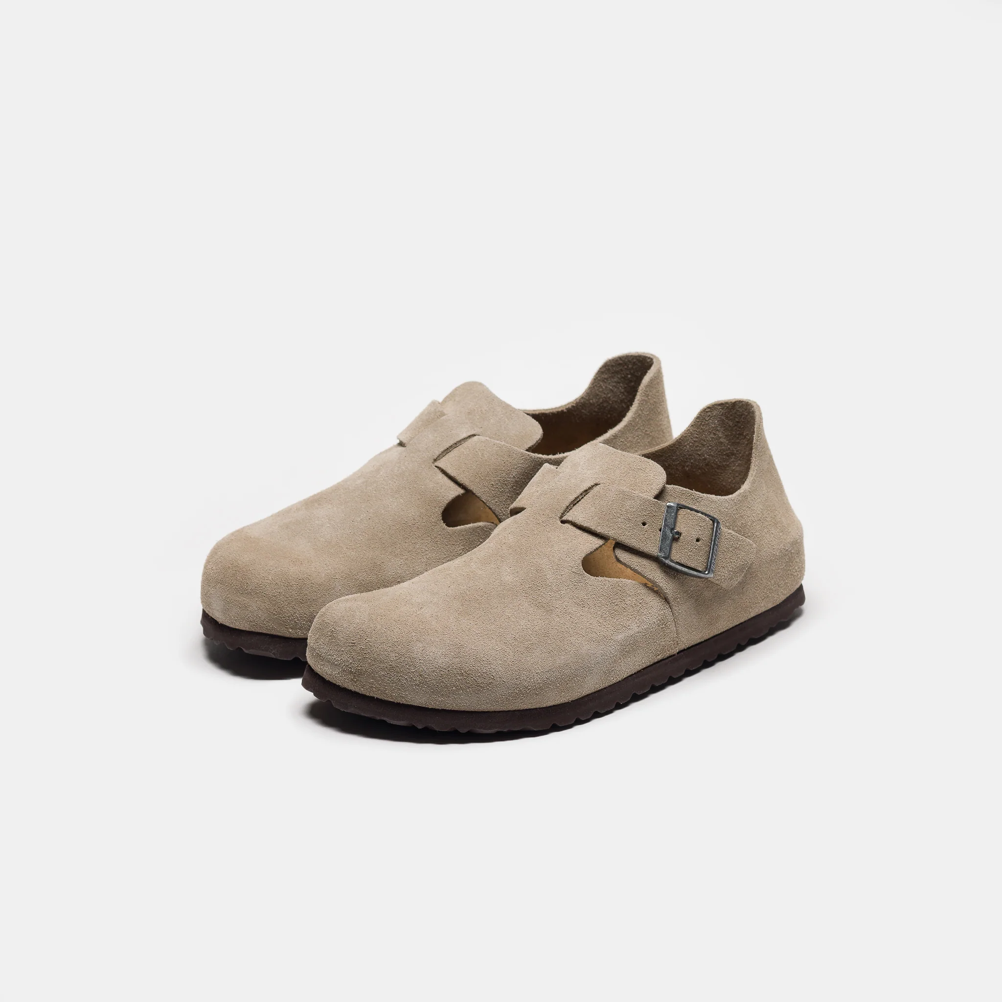 Womens London Sandal in Taupe - Image 3