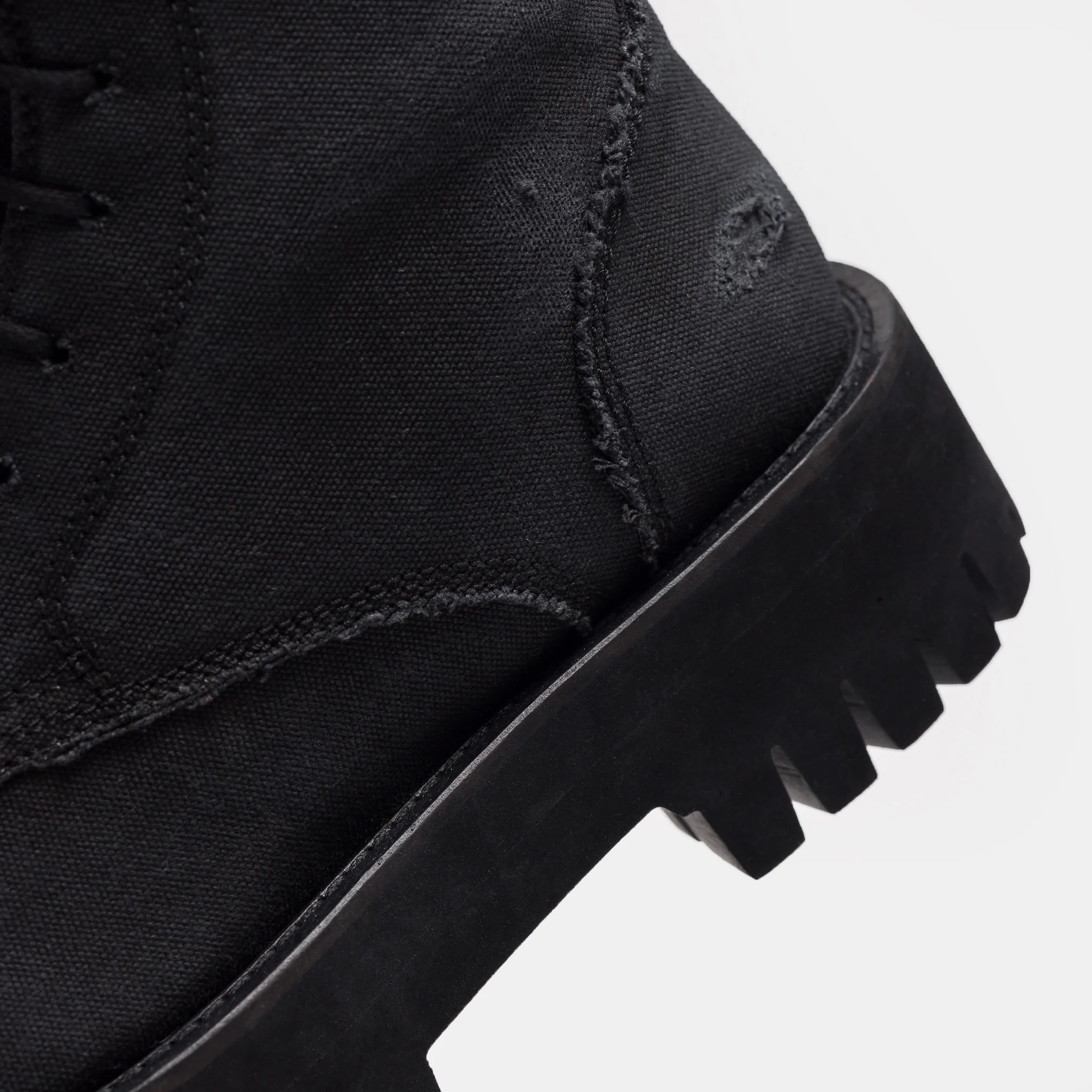 X Boot in Distressed Black - Image 5