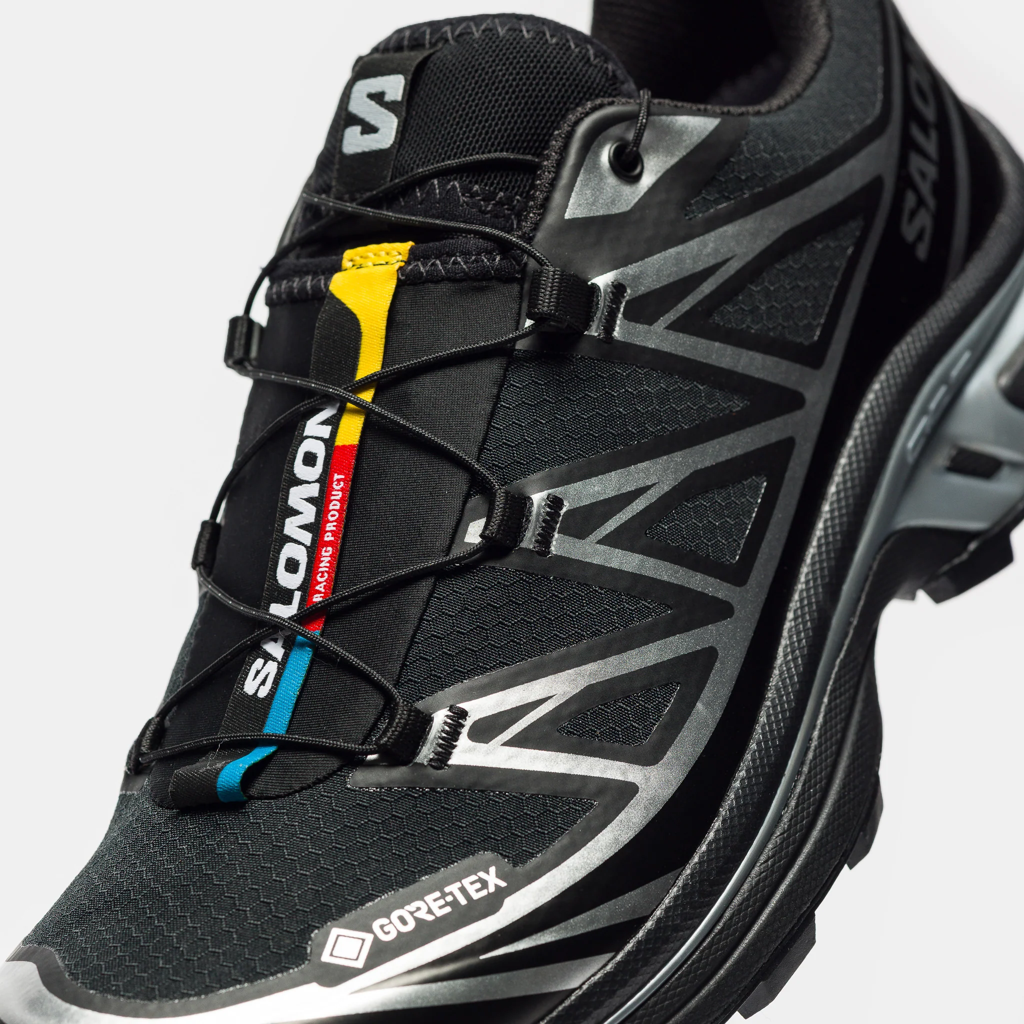 XT-6 GTX Sneaker in Black/Silver - Image 5