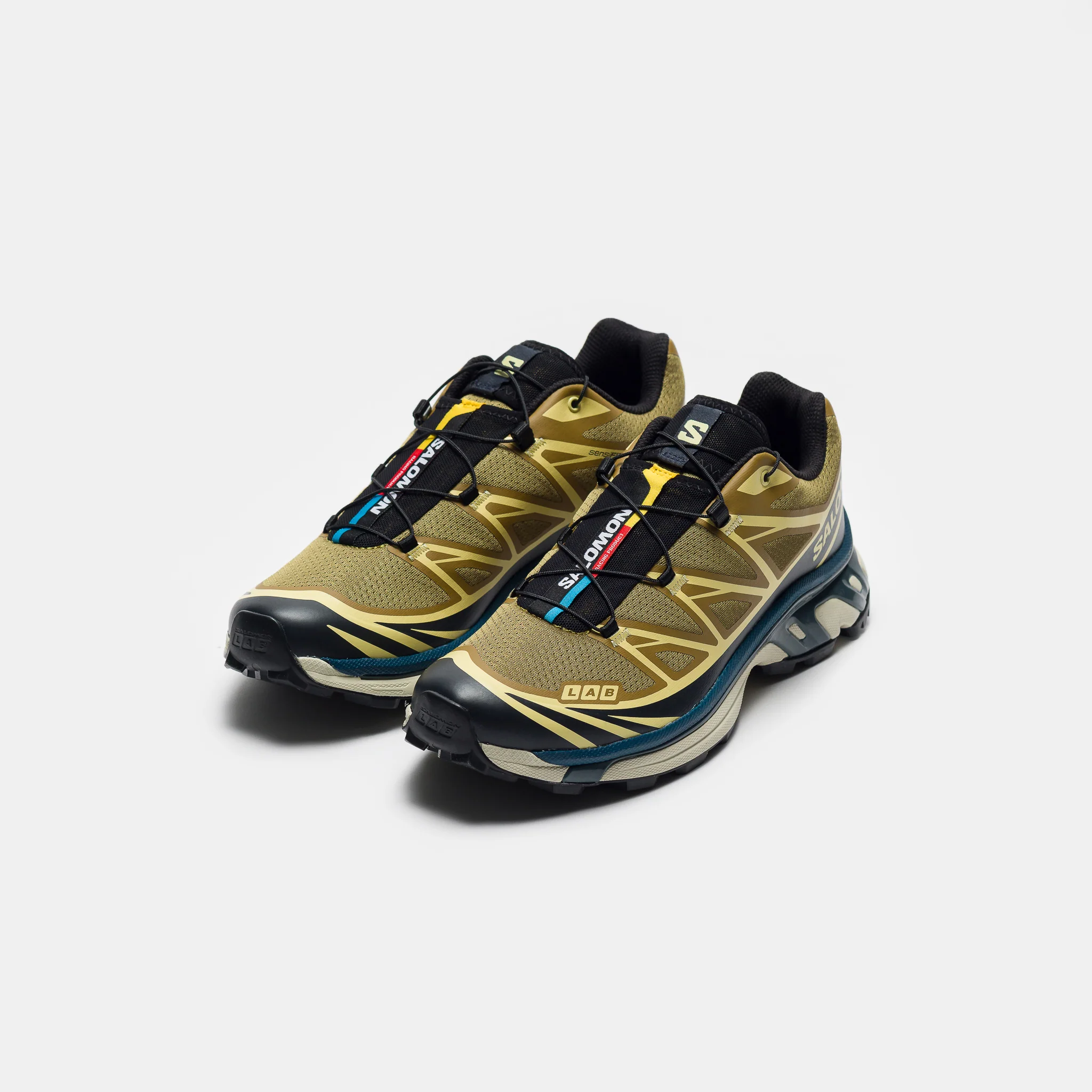 XT-6 Sneaker in Brilliant Olive/Dark Navy/Dark Slate - Image 3