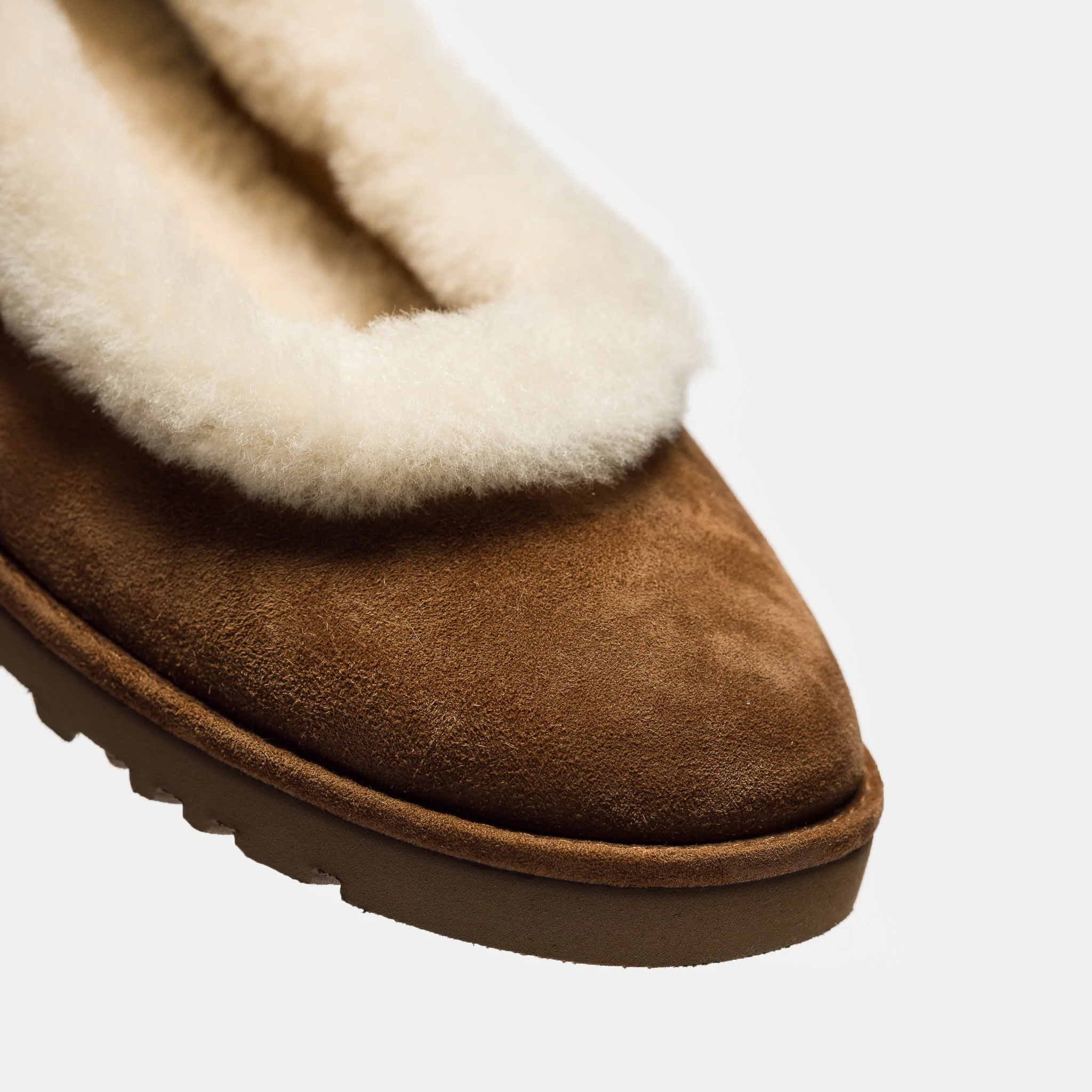 Zora Ballet Flat Slipper in Chestnut - Image 6