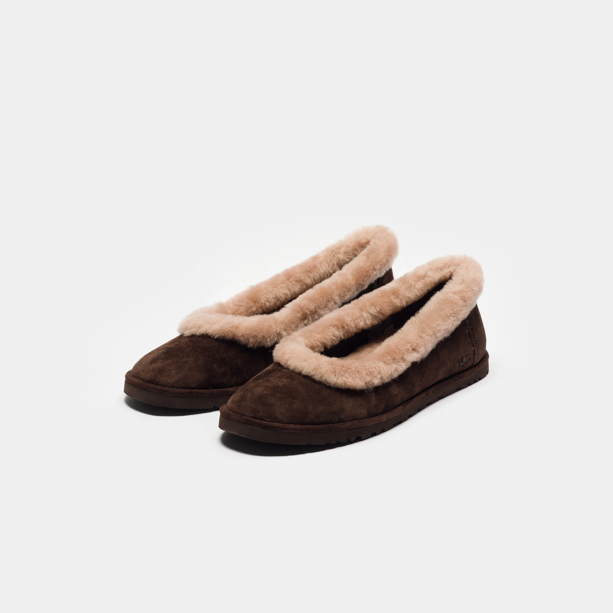 Zora Ballet Flat Slipper in Dusted Cocoa - Image 3