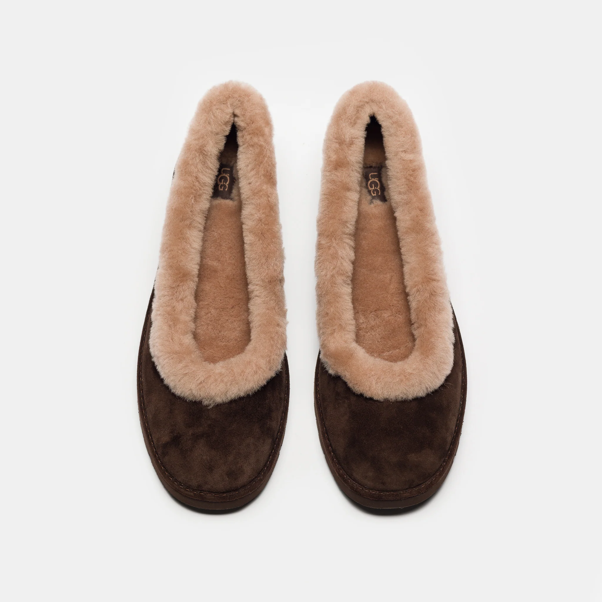 Zora Ballet Flat Slipper in Dusted Cocoa - Image 4