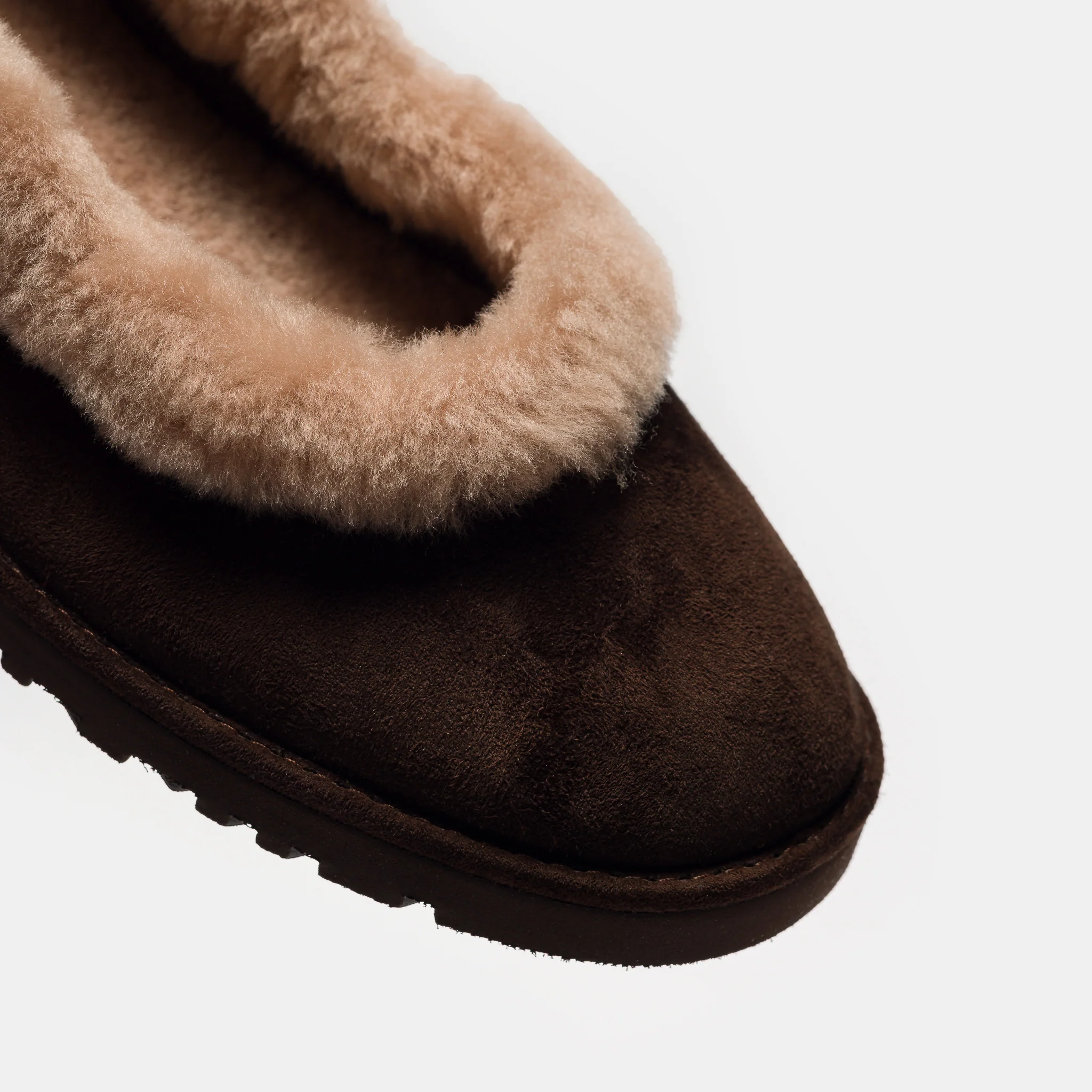 Zora Ballet Flat Slipper in Dusted Cocoa - Image 6